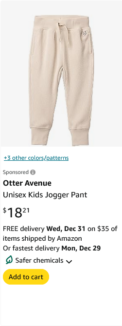 Carter's campaigns first seen Dec 2025.