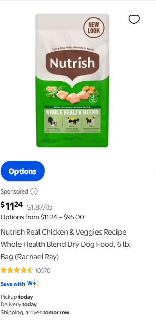 Rachael Ray Nutrish campaigns first seen Jul 2025.