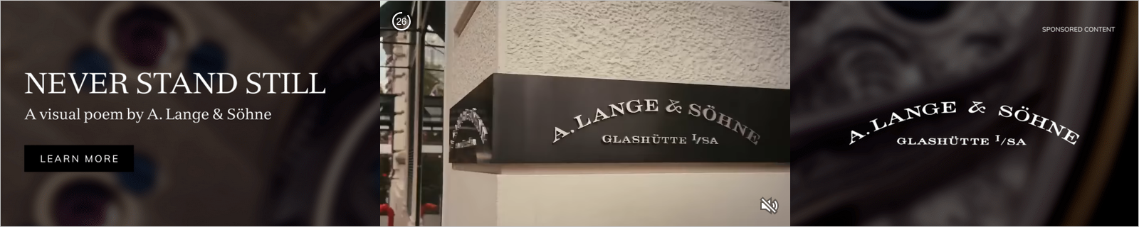 A. Lange & Sohne campaigns first seen Dec 2025.