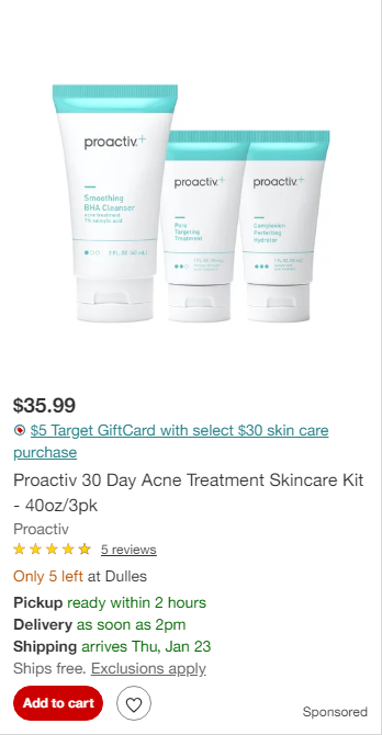 Proactiv campaigns first seen Jan 2025.