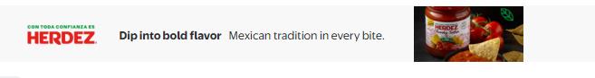 MegaMex Foods campaigns first seen Apr 2025.