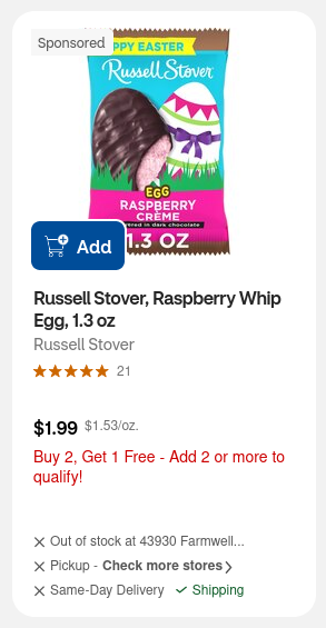 Chocoladefabriken Lindt & Spruengli campaigns first seen Mar 2025.