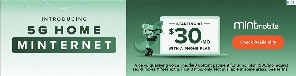 Mint Mobile campaigns first seen Jan 2026.