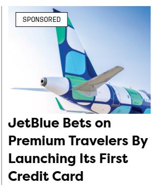 JetBlue Airways campaigns first seen Feb 2025.
