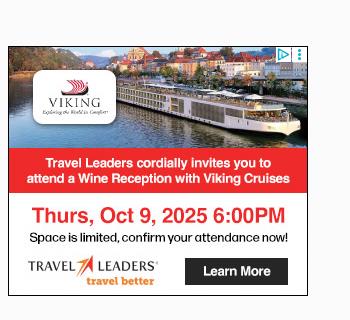Travel Leaders Group campaigns first seen Sep 2025.