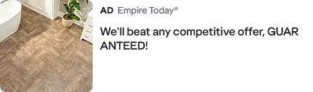 Empire Today campaigns first seen Sep 2025.