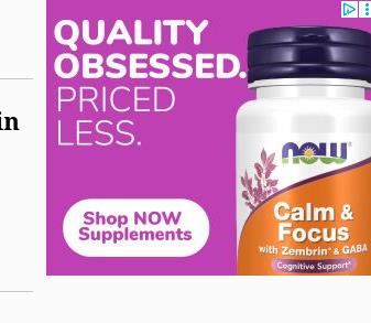 NOW Foods campaigns first seen Nov 2025.