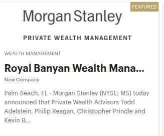 Morgan Stanley Wealth Management campaigns first seen Apr 2025.
