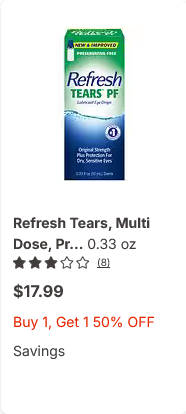 Allergan Eye Care campaigns first seen Sep 2025.