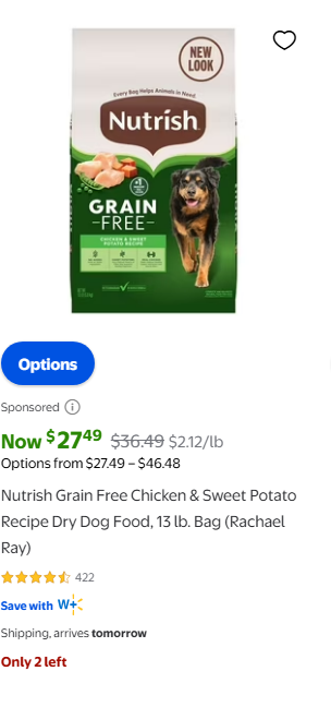 Rachael Ray Nutrish campaigns first seen Jul 2025.