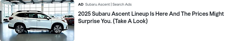 Subaru of America campaigns first seen Jan 2026.
