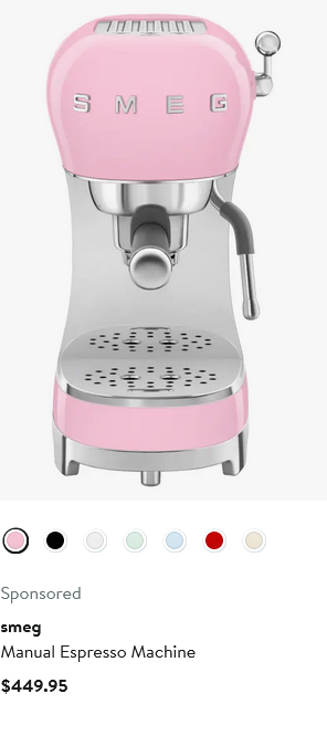 Smeg campaigns first seen Apr 2025.