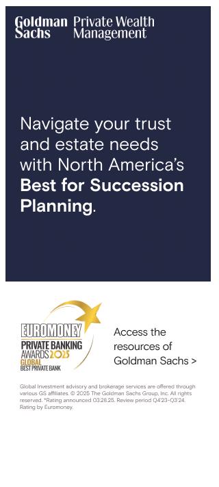 The Goldman Sachs Group campaigns first seen Aug 2025.