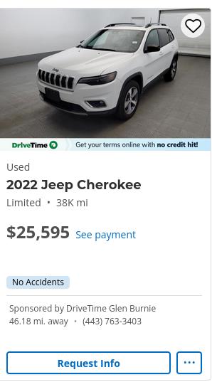 DriveTime Automotive Group campaigns first seen Nov 2025.