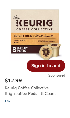 Keurig campaigns first seen Feb 2026.
