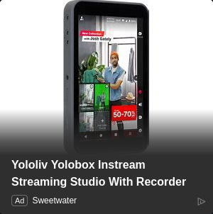 Sweetwater Sound campaigns first seen Aug 2025.