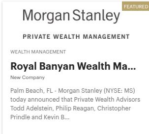 Morgan Stanley Wealth Management campaigns first seen Apr 2025.