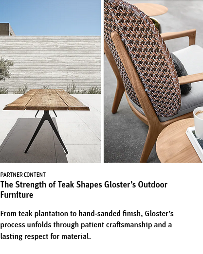 Gloster Furniture campaigns first seen Dec 2025.