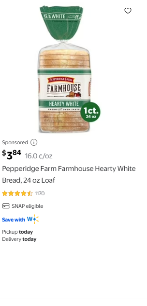 Pepperidge Farm campaigns first seen Nov 2025.