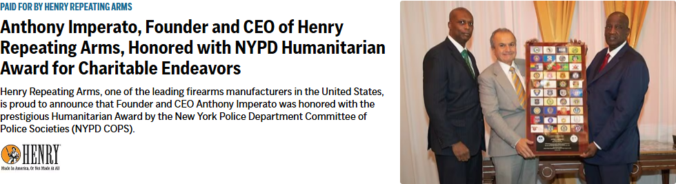 Henry RAC Holding campaigns first seen Dec 2024.