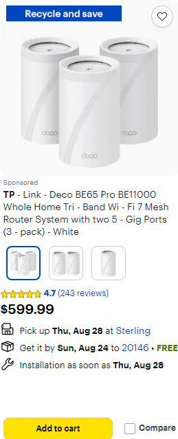 TP-Link Systems campaigns first seen Aug 2025.