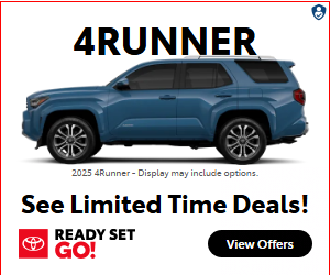 Toyota campaigns first seen Mar 2025.