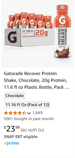 Gatorade campaigns first seen Mar 2025.