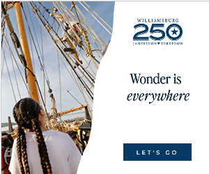 Visit Williamsburg campaigns first seen Oct 2025.