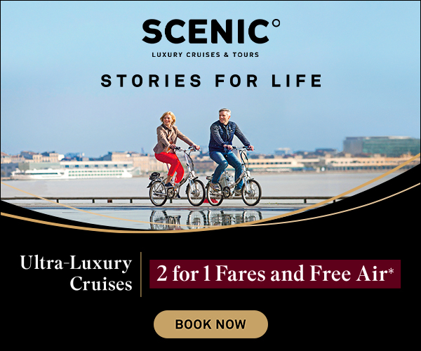 Scenic USA campaigns first seen Aug 2025.