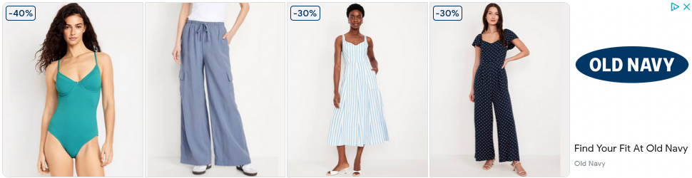 Gap campaigns first seen Feb 2025.