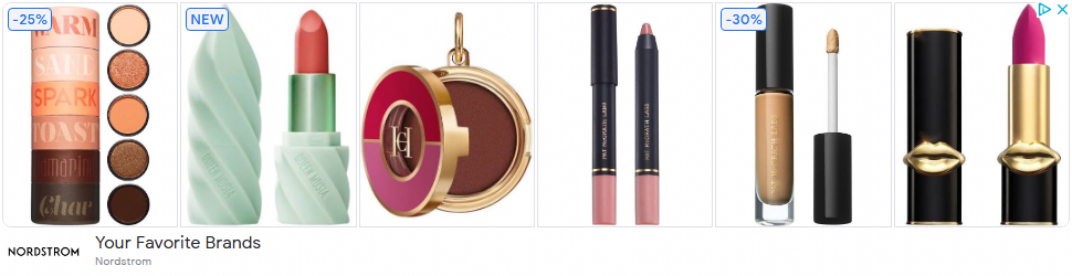 Nordstrom Rack campaigns first seen Apr 2025.