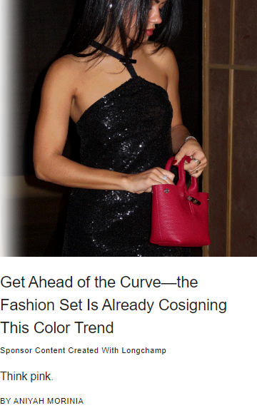 Longchamp USA campaigns first seen Dec 2024.