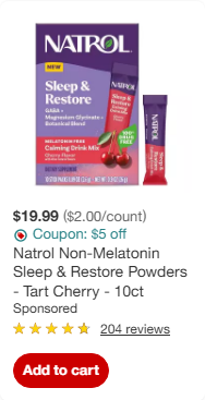 Natrol campaigns first seen Jun 2025.