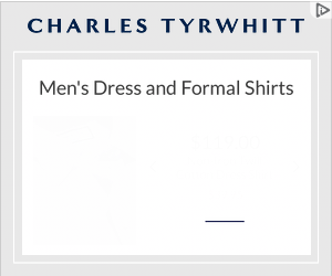 Charles Tyrwhitt Shirts campaigns first seen Nov 2025.