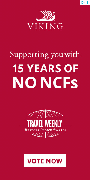 Viking Cruises campaigns first seen Oct 2025.