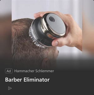 Hammacher Schlemmer  campaigns first seen Mar 2025.