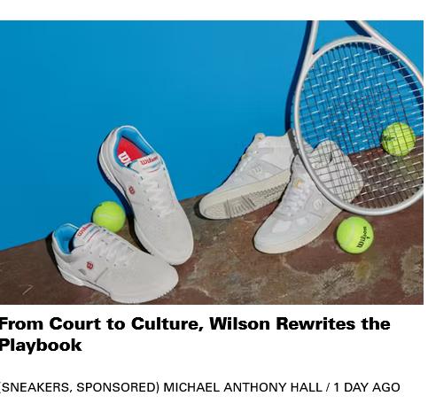 Wilson Sporting Goods campaigns first seen Sep 2025.