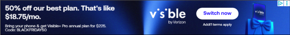 Visible Service campaigns first seen Nov 2025.