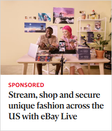 eBay USA campaigns first seen Oct 2025.