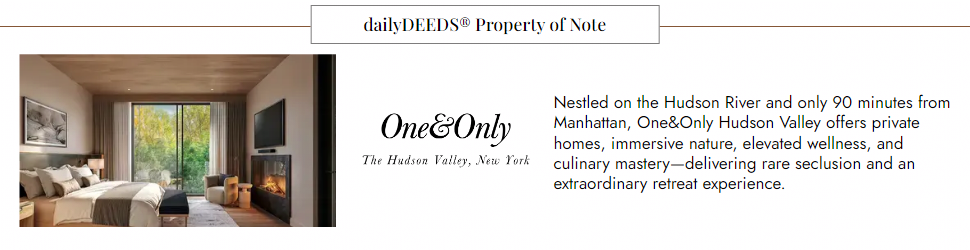 One & Only Resorts campaigns first seen Sep 2025.