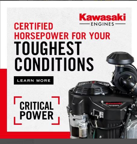 Kawasaki Motors Corp., U.S.A. campaigns first seen Feb 2026.