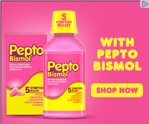 Pepto-Bismol campaigns first seen Dec 2024.