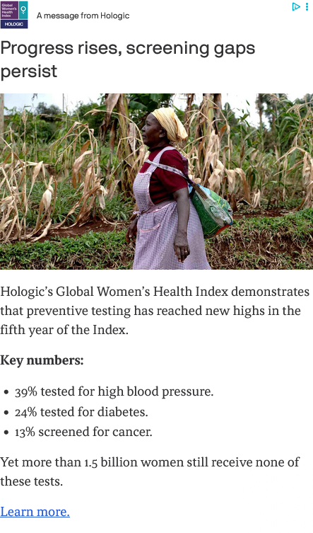 Hologic campaigns first seen Mar 2026.