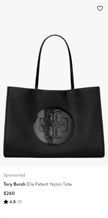 Tory Burch campaigns first seen Oct 2025.