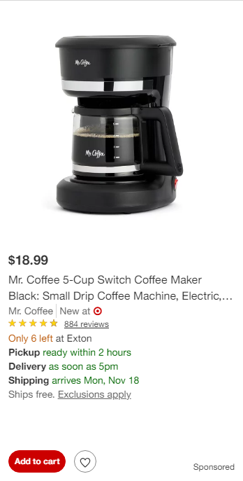 Newell Brands campaigns first seen Nov 2024.