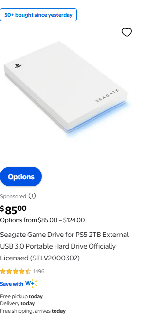 Seagate HDD Cayman campaigns first seen Mar 2025.