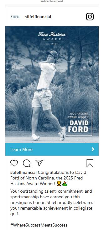 Stifel Financial campaigns first seen May 2025.