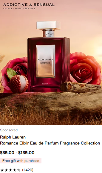 Ralph Lauren Fragrances campaigns first seen Feb 2025.
