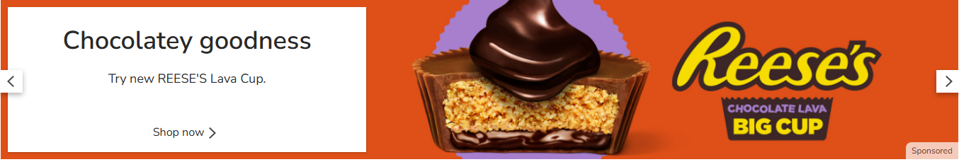 Reese's campaigns first seen Mar 2025.