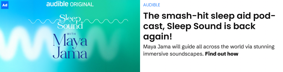 Audible campaigns first seen May 2025.